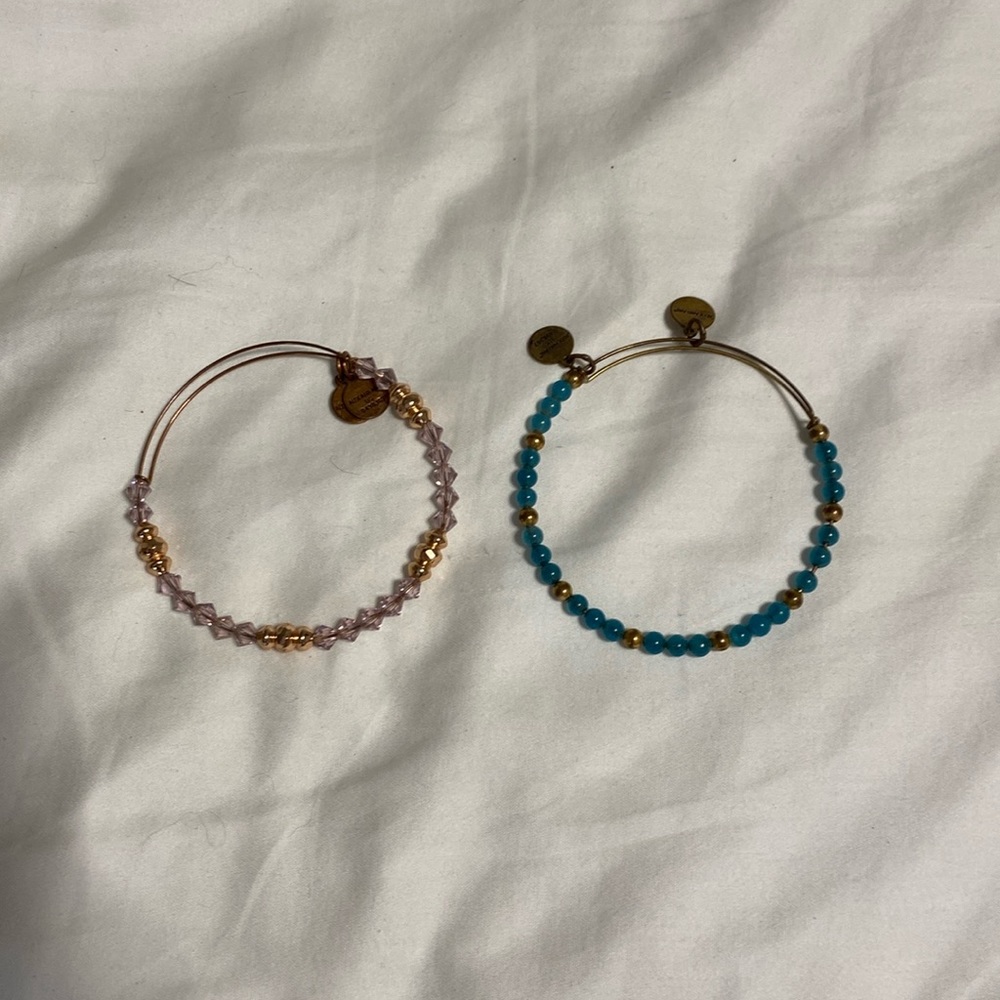 2 alex and ani bracelets